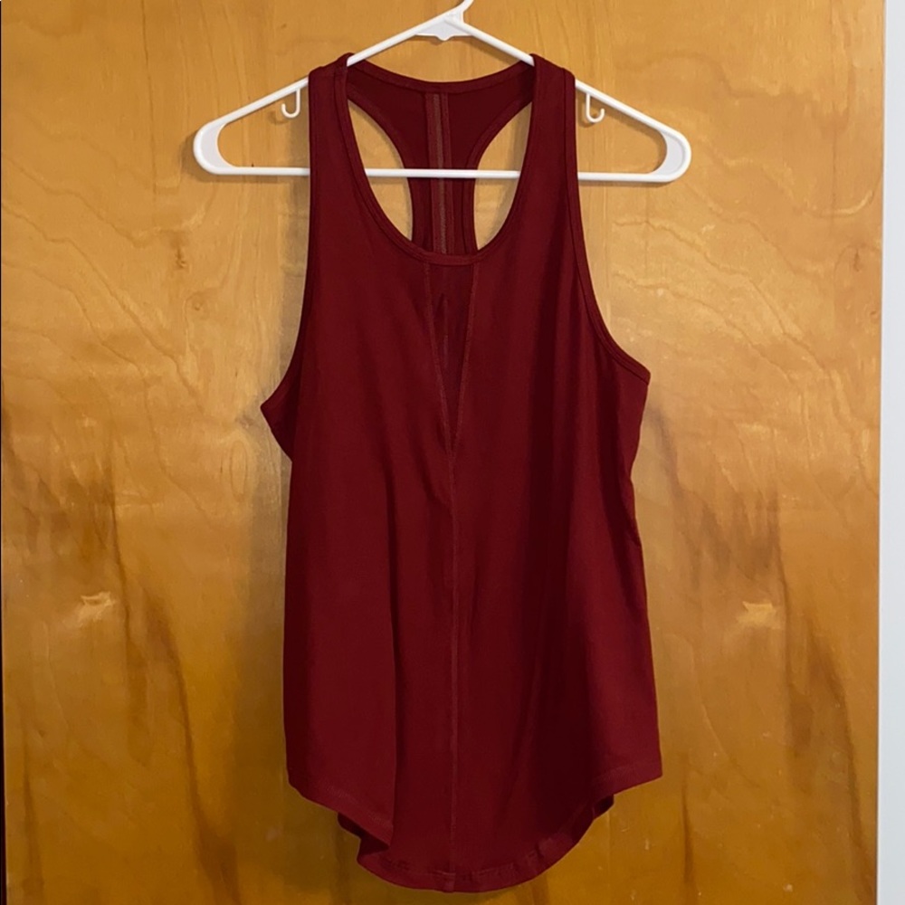 Maroon ZYIA Active Effortless Tank